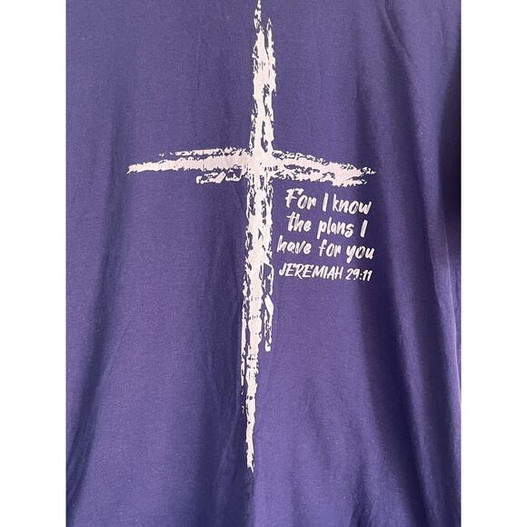 Christian I KNOW THE PLANS I HAVE FOR YOU JEREMIAH 29:11 Bible Verse T-Shirt Med - Picture 3 of 9
